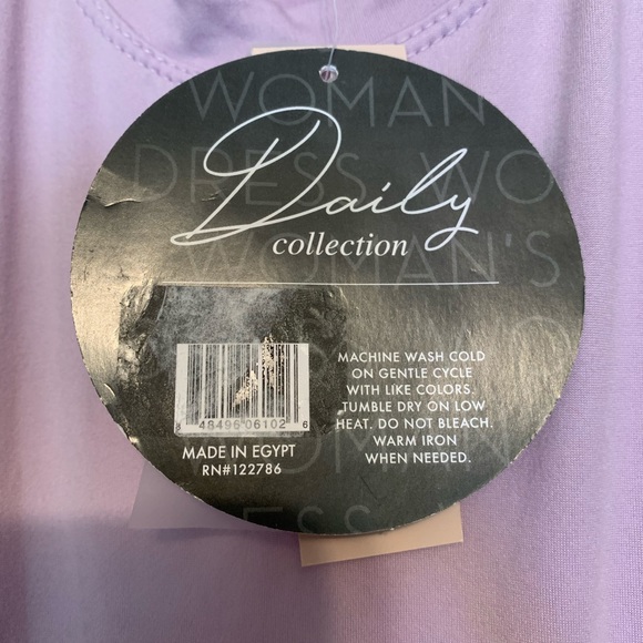 Daily Collection Solid Midi Flowy Cozy Dress -116- - Picture 10 of 15